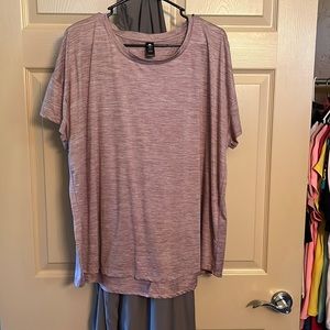 Purple 1XL short sleeve shirt